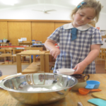 Pelican Fun making Pancakes at Caboolture Montessori l