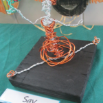Otters Montessori Wire sculpture