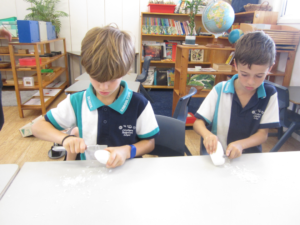 Montessori Dolphins learn about Early Humans