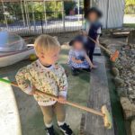 Caboolture Montessori School Tadpole Toddler Sweeping up