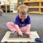 Toddlers learning independence